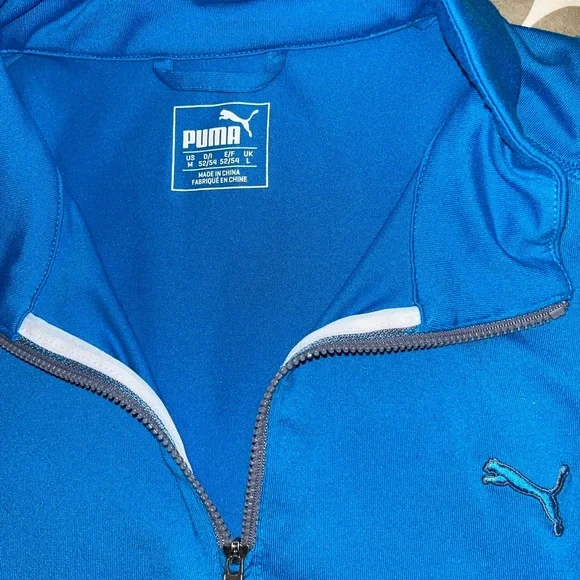 Puma 3/4 zip Pullover - Med - Picture 2 of 2